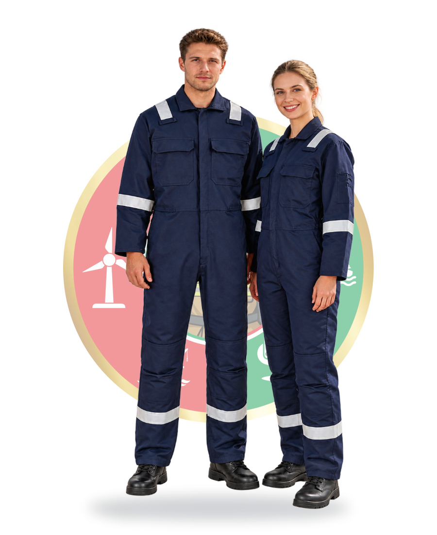 FR Cotton Antistatic Coverall - 240 GSM